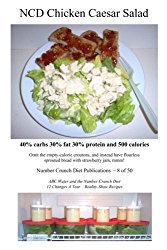 NCD Chicken Caesar Salad: 40% carbs 30% fat 30% protein and 500 calories