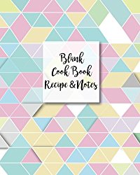 Blank Recipe Journal: Everyday Blank Family Cookbook Collection, 8″ x 10″, 120 Page: Cookbooks, Food & Wine, Cooking Education & Reference