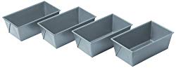 Chicago Metallic Commercial II Non-Stick Mini Loaf Pans, Set of 4