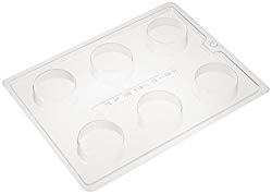 Cybrtrayd Life of the Party AO138 Plain Cookie Chocolate Candy Mold in Sealed Protective Poly Bag Imprinted with Copyrighted Cybrtrayd Molding Instructions