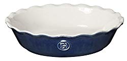 Emile Henry Made In France HR Modern Classics Pie Dish, 9″, Blue