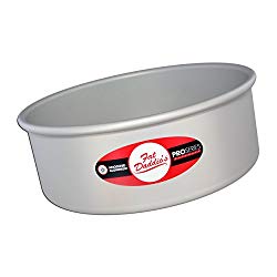 Fat Daddio’s Anodized Aluminum Round Cake Pan, 8 Inches by 3 Inches