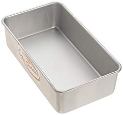 Fat Daddio’s BP-5643 Anodized Aluminum Bread Pan Single, 9 Inches by 5 Inches by 2 1/2 Inches