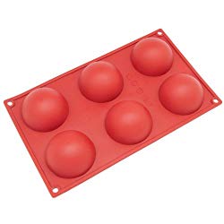 Freshware Cavity Egg Shape Silicone Mold for Soap, Cake, Bread, Cupcake, Cheesecake, Cornbread, Muffin, Brownie, and More