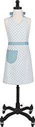 Handstand Kitchen Girl’s Pretty Print 100% Cotton Apron with Patch Pocket (Pretty Polka Dots)