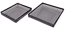 Kitchen + Home Oven Crisper Trays – Set of 2 Non-stick Mesh Crisper Trays –Perfectly Crisp Fries, Chicken Tenders, Tater Tots and More Without Butter or Oil – Dishwasher and Freezer Safe