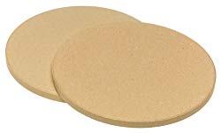 Old Stone Oven ‘Pizza for Two’ Round Stones, 8.5-Inch, 2-Pack