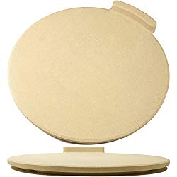 The Ultimate 16″ Round Pizza & Bread Stone for Cooking & Baking on Oven & Grill. Exclusive ThermaShock Protection & Core Convection Technology for the Perfect Crispy Crust. Patented No-Spill Stopper