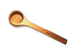 2 Tablespoon (approx.) Scoop in Bamboo From Kerro Outlets, Coffee Scoop or Tea Scoop, Coffee Tools, Home Kitchen Accessories