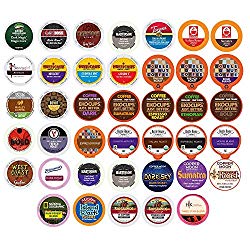 40-count BOLD & DARK ROAST COFFEE Single Serve Cups For Keurig K Cup Brewers Variety Pack Sampler (Bold Sampler)