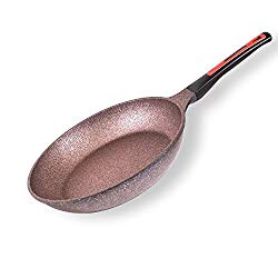 Alpha Non Stick Fry Pan Made in Korea with Induction Ready 12 in (30cm) Oil-Less Non-Stick Fry Pan, Dishwasher Safe, Non-Stick Coated 10 layer total with 6 layers of iNoble Premium Coating PFOA Free