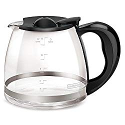 BLACK+DECKER 12-Cup Replacement Carafe with Duralife Construction, Glass, GC3000B