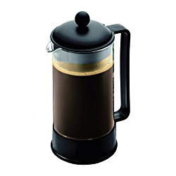 Bodum Brazil French Press Coffee Maker, 34 Ounce, 1 Liter, (8 Cup), Black