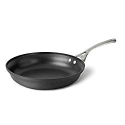 Calphalon Contemporary Hard-Anodized Aluminum Nonstick Cookware, Omelette Pan, 12-inch, Black
