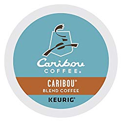 Caribou Coffee Single-Serve K-Cup Pod, Caribou Blend Medium Roast Coffee, 72 Count (6 Boxes of 12 Pods)