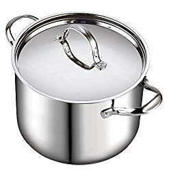 Cooks Standard 12-Quart Classic Stainless Steel Stockpot with Lid