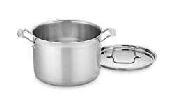Cuisinart MCP66-24N MultiClad Pro Stainless 8-Quart Stockpot with Cover