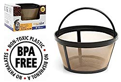 GoldTone Brand Reusable 8-12 Cup Basket Coffee Filter fits Mr. Coffee Makers and Brewers. Replaces your Mr. Coffee Reusable Basket Filter & Permanent Mr. Coffee Basket Filter – BPA Free