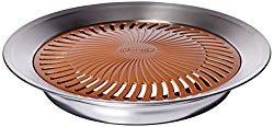 Gotham Steel Titanium and Ceramic Non-stick Smokeless Stove Top Grill – Healthy Indoor Kitchen BBQ Grill