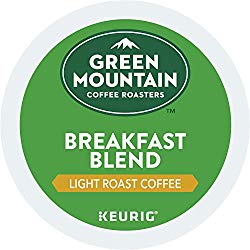 Green Mountain Coffee Roasters Breakfast Blend, Single Serve Coffee K-Cup Pod, Light Roast, 72