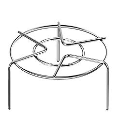 Guestway Pressure Cooker Trivet Steam Pot Pan Cooking Rack Stand Food Vegetable Crab Tall Wire Heavy Duty Stainless Steel Steaming Rack Cookware 3-1/8’’ Height