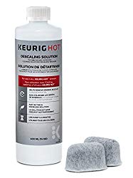Keurig Brewer Care Kit with Descaling Solution and 2 Water Filter Cartridges, Compatible With All Keurig 2.0 and 1.0 K-Cup Pod Coffee Makers