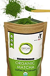 Matcha Green Tea Powder – Superior Culinary – USDA Organic From Japan -Natural Energy & Focus Booster Packed With Antioxidants. (Starter Bag – 30g (1.05oz))