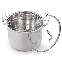 McSunley 620 Medium Stainless Steel Prep N Cook Water Bath Canner, 21.5 quart, Silver