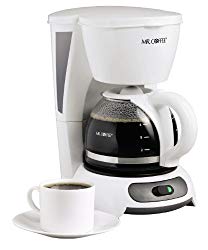 Mr. Coffee 4-Cup Switch Coffee Maker, White