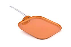 Original Copper Pan 11″ Non-Stick Square Griddle Pan