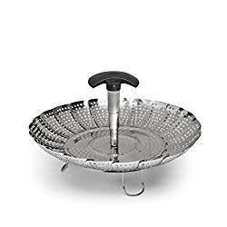 OXO 1067247 Good Grips Stainless Steel Steamer with Extendable Handle