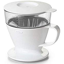 OXO Good Grips Single Serve Pour Over Coffee Dripper with Auto-Drip Water Tank