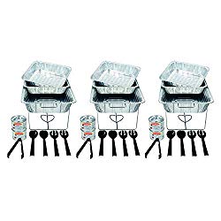 Party Essentials 33 Piece Party Serving Kit, Includes Chafing Kits and Serving Utensils