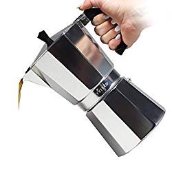 Primula Stovetop Espresso Coffee Maker – For Bold, Full Body Espresso – Easy to Use – Makes 6 Traditional Demitasse Cups