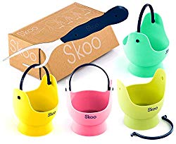 Silicone Egg Poacher Cups + Free Fork – Egg Cooker Set – Perfect Poached Egg Maker – For Stove Top, Microwave and Instant Pot