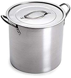 Stainless Steel Stock Pot, 20 quart with Lid