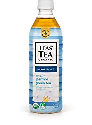 Teas’ Tea Unsweetened Jasmine Green Tea, 16.9 Ounce (Pack of 12), Organic, Zero Calories, No Sugars, No Artificial Sweeteners, Antioxidant Rich, High in Vitamin C