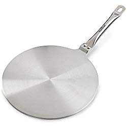 VonShef 9 inch Stainless Steel Gas Stovetop Heat Diffuser Ring Plate, Available in 7.5 or 9 inch Sizes