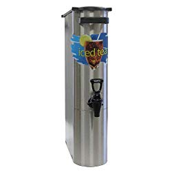 Wilbur Curtis Iced Tea Dispenser 3.5 Gallon Narrow Tea Dispenser, 22”H – Designed to Preserve Flavor – TCN (Each)