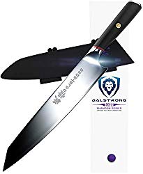 DALSTRONG Chef Knife – Phantom Series Gyuto – Japanese AUS8 Steel – 9.5″ – Sheath