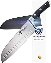 DALSTRONG Santoku Knife – Gladiator Series – German HC Steel – 7″ (180mm)