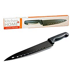 Kitchen + Home Non Stick Sushi Knife – The Original 8 inch Stainless Steel Non Stick Multipurpose Chef Knife