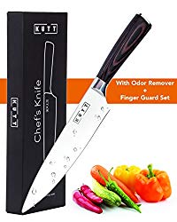 Kutt Chef Knife, 8-inch professional Kitchen Knife, German High Carbon Stainless Steel Knife, Razor Sharp Chef’s Knife, Ergonomic Handle