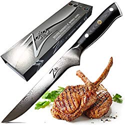ZELITE INFINITY Boning Knife 6 Inch – Alpha-Royal Series – Best Quality Japanese AUS10 Super Steel 67 Layer High Carbon Stainless Steel -Razor Sharp Superb Edge Retention, Stain & Corrosion Resistant