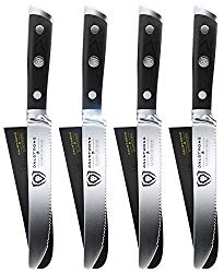 DALSTRONG Steak Knives Set – Gladiator Series – German HC Steel – w/Sheaths