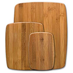 Farberware 5070344 Bamboo Cutting Board, Set of 3