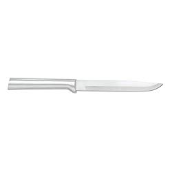 Rada Cutlery Utility Steak Knife – Stainless Steel Blade With Brushed Aluminum Handle Made in USA, 8-5/8 Inches