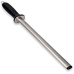 ARCCI Diamond Knife Sharpener Rod, Professional Sharpening Steel for Master Chef, Knife Sharpening Rod or Stick for Kitchen, Home, Diamond Blade Sharpener, 10 inch