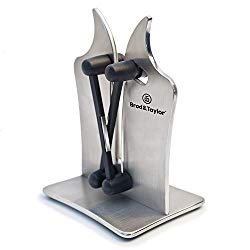 Brod & Taylor Professional Knife Sharpener Solid Stainless Steel and Austrian Tungsten Carbide