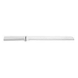 Rada Cutlery 10 Inch Stainless Steel Bread Knife with Silver Aluminum Handle – Made in USA